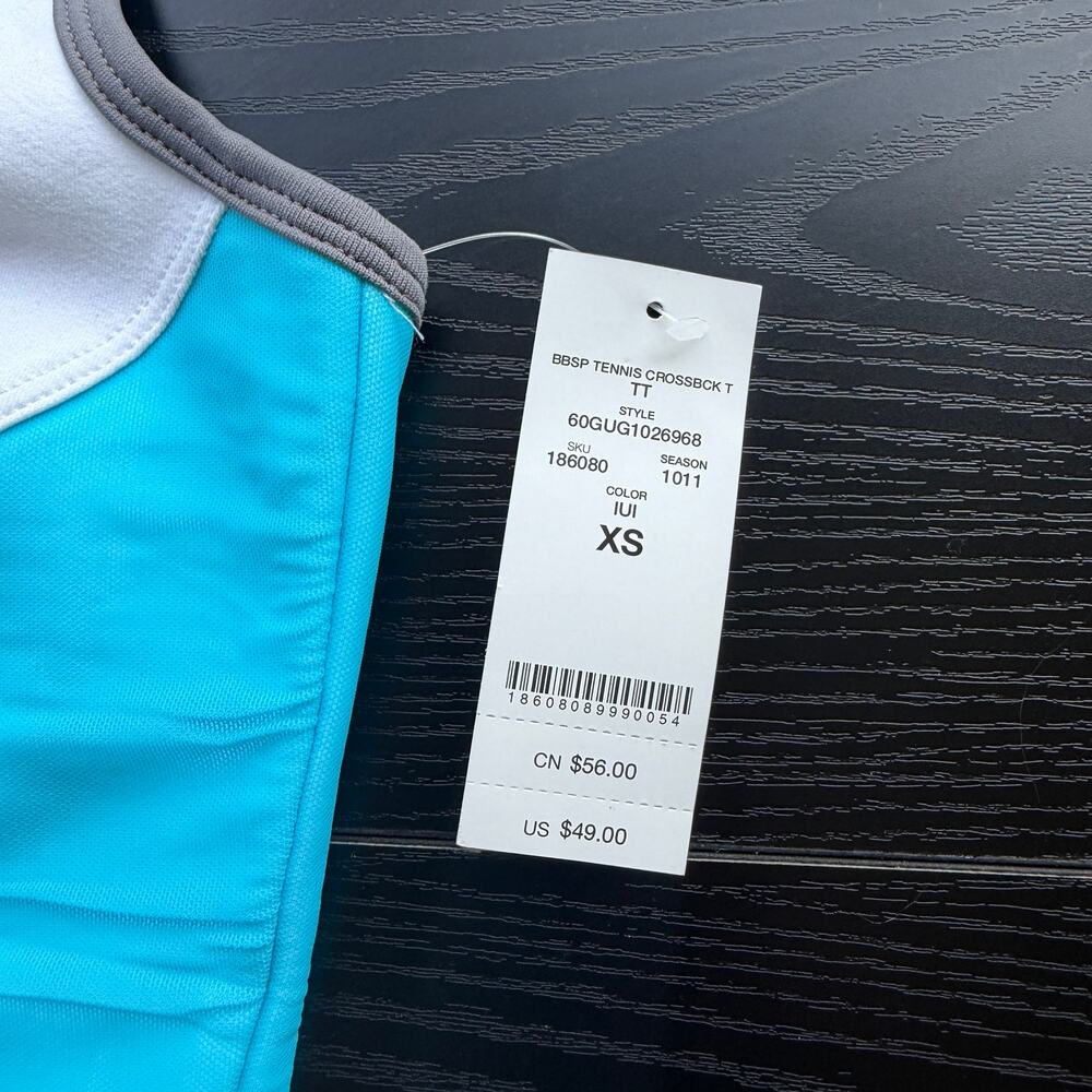 SOLD!!NWT New Bebe Sport 3 Piece Tennis Set Tank + 2 Skorts Size XS - Picture 3 of 11